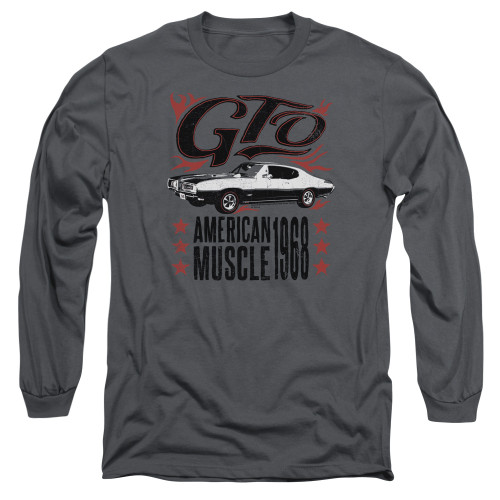 Image for Pontiac Long Sleeve T-Shirt - GTO Flames