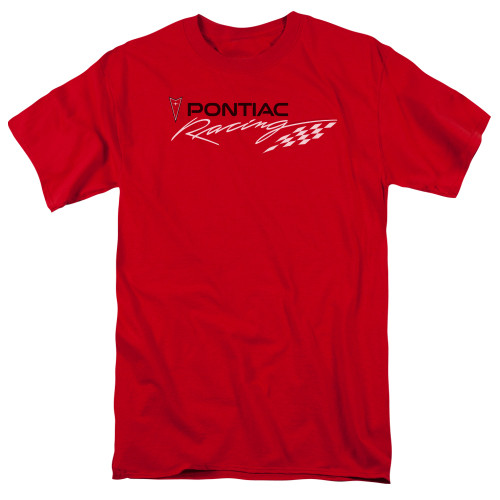 Image for Pontiac T-Shirt - Red Pontiac Racing