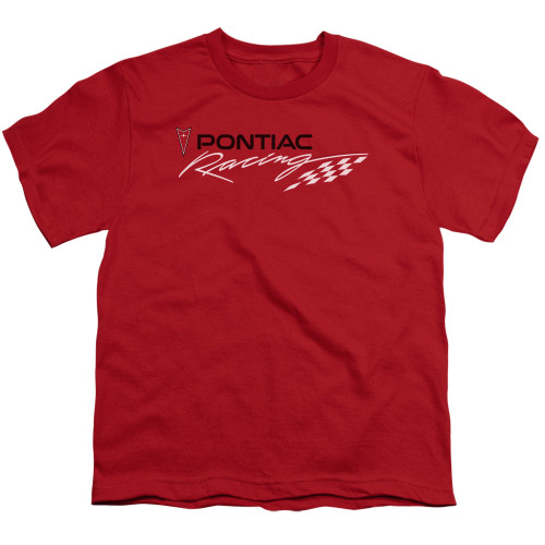 Image for Pontiac Youth T-Shirt - Red Pontiac Racing