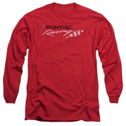 Image for Pontiac Long Sleeve T-Shirt - Red Pontiac Racing