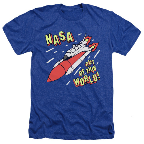 Image for NASA Heather T-Shirt - Out of this World