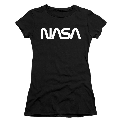 Image for NASA Girls T-Shirt - Worm Logo