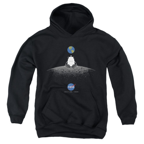Image for NASA Youth Hoodie - Moon Landing Simple