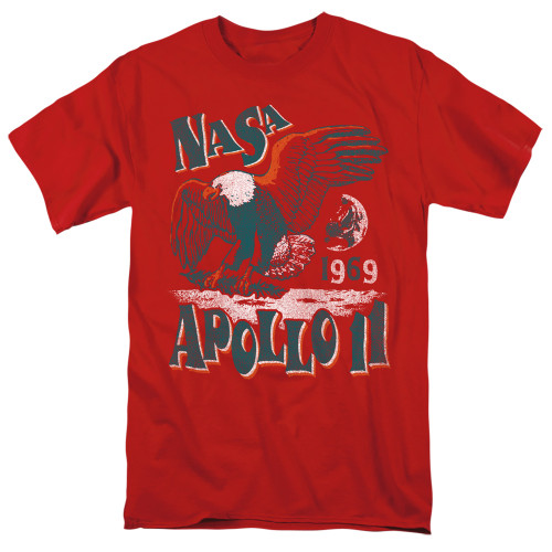 Image for NASA T-Shirt - Apollo 11 on Red