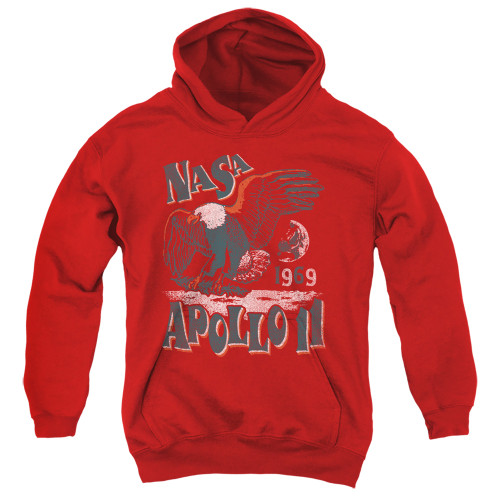 Image for NASA Youth Hoodie - Apollo 11 on Red