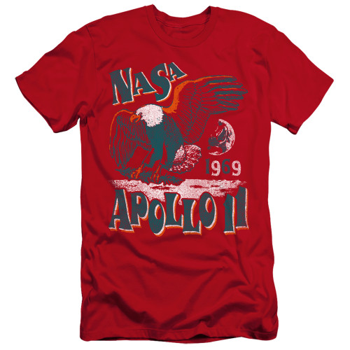Image for NASA Premium Canvas Premium Shirt - Apollo 11 on Red