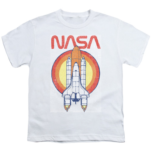 Image for NASA Youth T-Shirt - Shuttle Circle