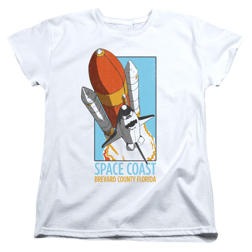 Image for NASA Womans T-Shirt - Space Coast