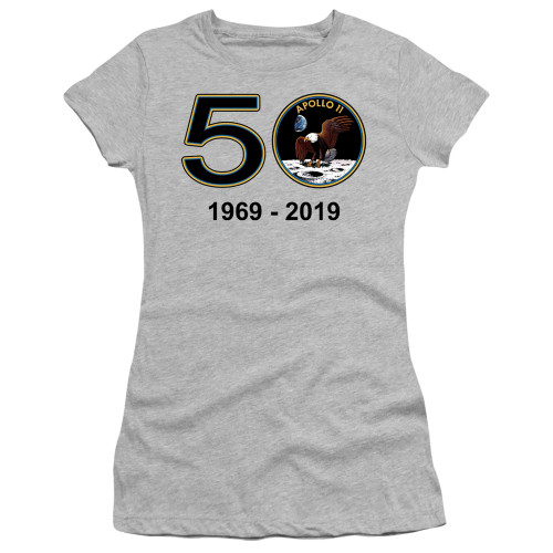 Image for NASA Girls T-Shirt - Apollo 11 50th