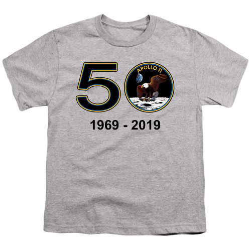 Image for NASA Youth T-Shirt - Apollo 11 50th