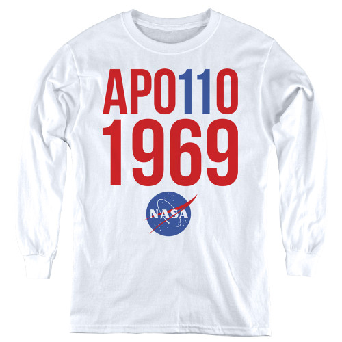 Image for NASA Youth Long Sleeve T-Shirt - 1969