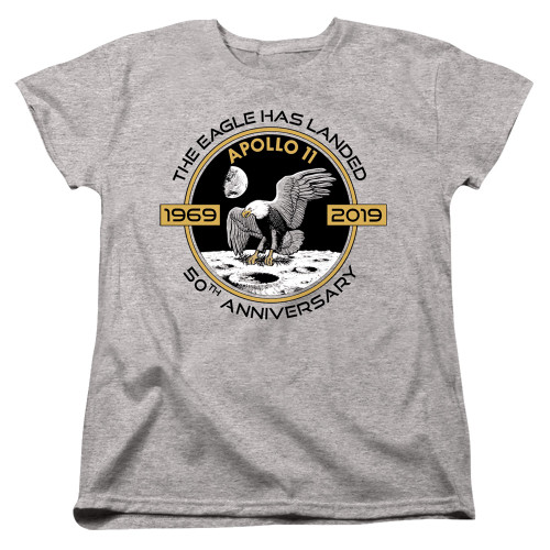 Image for NASA Womans T-Shirt - Apollo Circle 50th