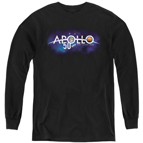 Image for NASA Youth Long Sleeve T-Shirt - Next Giant Leap