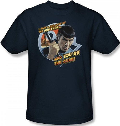 Image Closeup for Star Trek T-Shirt - Bad Case of the Pon Farr