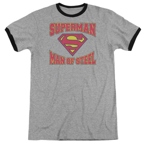 Image for Superman Ringer - Man of Steel Jersey