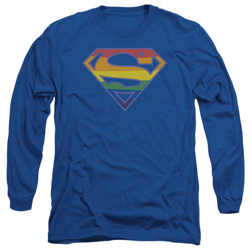 Image for Superman Long Sleeve T-Shirt - Prismatic Shield