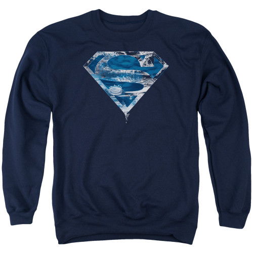Image for Superman Crewneck - Water Shield