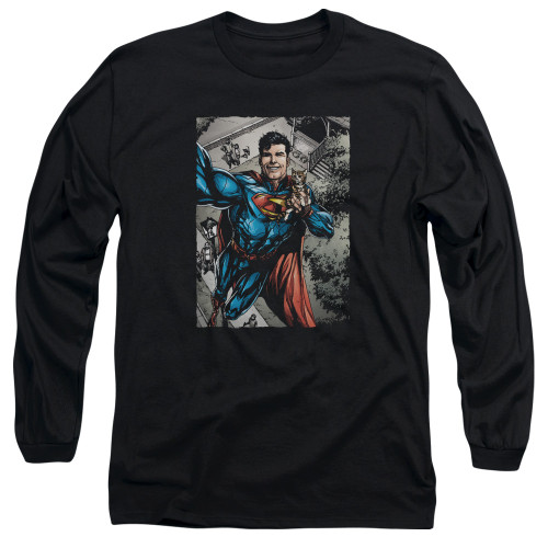 Image for Superman Long Sleeve T-Shirt - Super Selfie