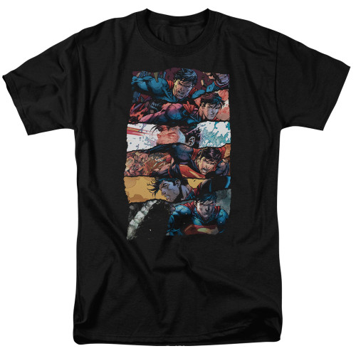 Image for Superman T-Shirt - Torn Collage