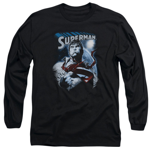 Image for Superman Long Sleeve T-Shirt - Protect Earth