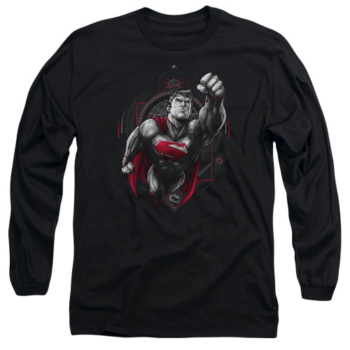 Image for Superman Long Sleeve T-Shirt - Propaganda Superman