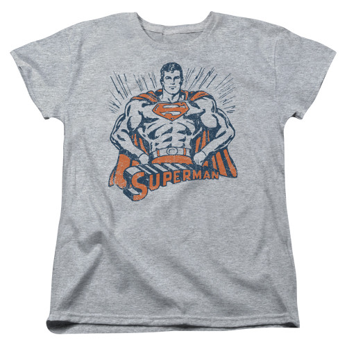 Image for Superman Woman's T-Shirt - Vintage Stance