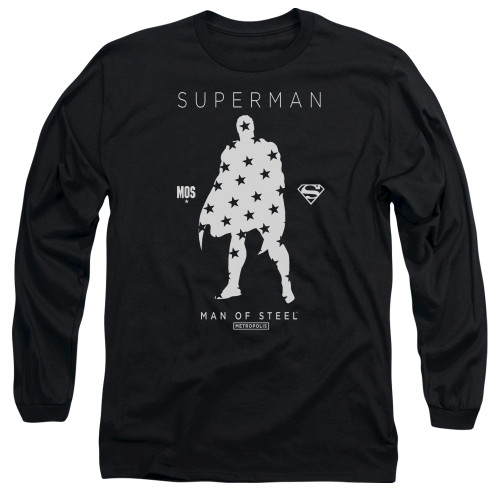 Image for Superman Long Sleeve T-Shirt - Star Silhouette