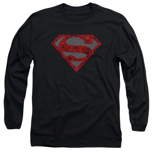 Image for Superman Long Sleeve T-Shirt - Elephant Rose Shield