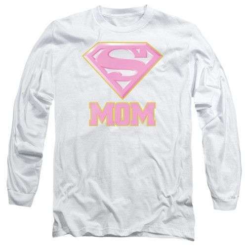 Image for Superman Long Sleeve T-Shirt - Super Mom Pink