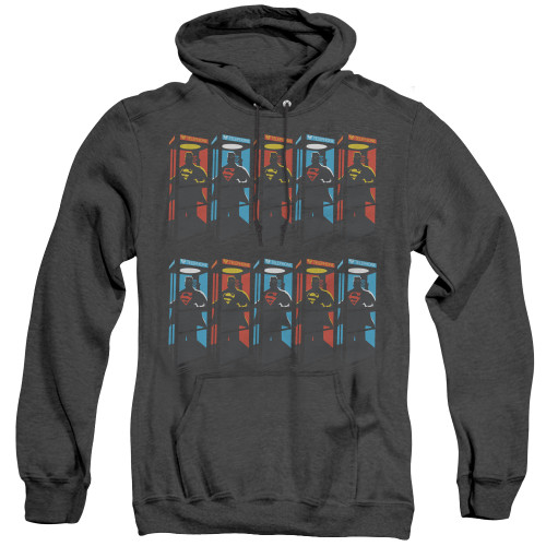 Image for Superman Heather Hoodie - Super Booths
