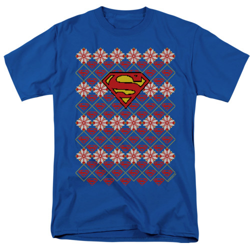 Image for Superman T-Shirt - Superman Christmas Sweater