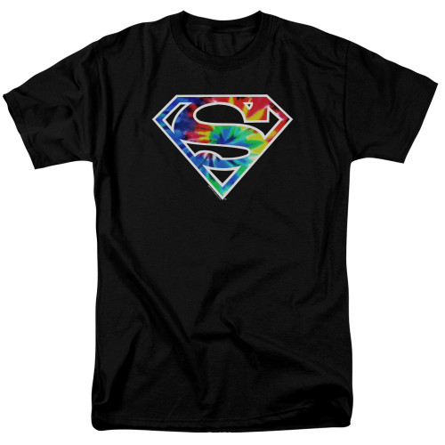 Image for Superman T-Shirt - Superman Tie Dye Logo