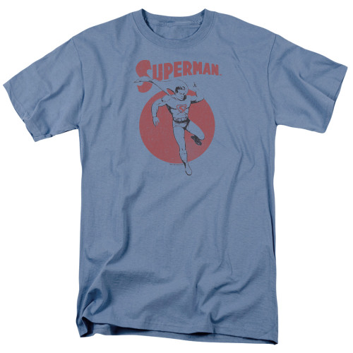 Image for Superman T-Shirt - Vintage Sphere on Blue