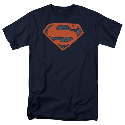 Image for Superman T-Shirt - Vintage Shield Collage