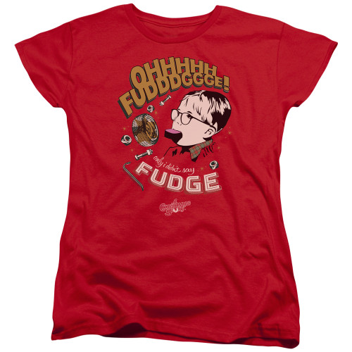 Image for A Christmas Story Woman's T-Shirt - Fudge