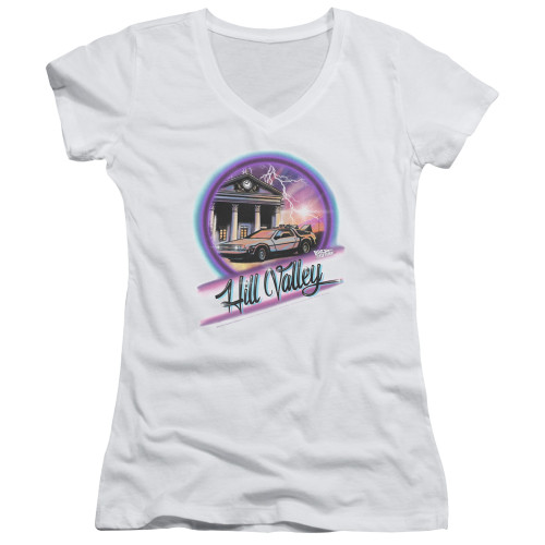 Image for Back to the Future Girls V Neck T-Shirt - Ride