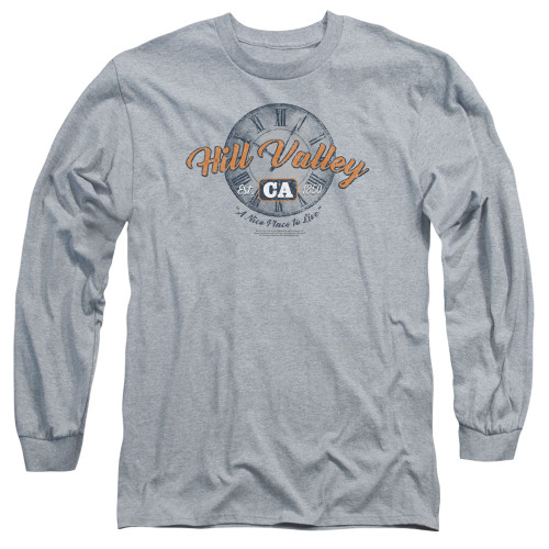 Image for Back to the Future Long Sleeve T-Shirt - Hill Valley