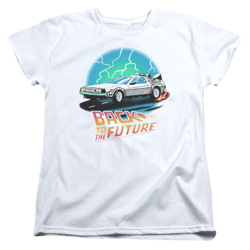 Image for Back to the Future Woman's T-Shirt - BTTF Airbrush