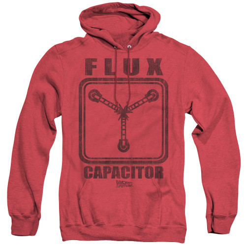 Image for Back to the Future Heather Hoodie - Flux Capacitor on Red