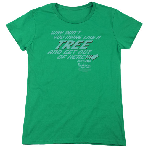 Image for Back to the Future Woman's T-Shirt - Make Like A Tree