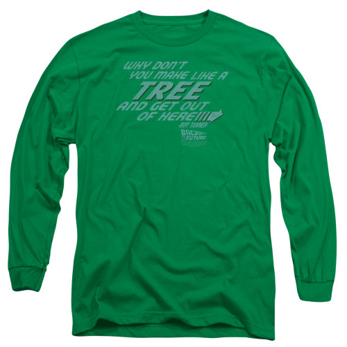 Image for Back to the Future Long Sleeve T-Shirt - Make Like A Tree