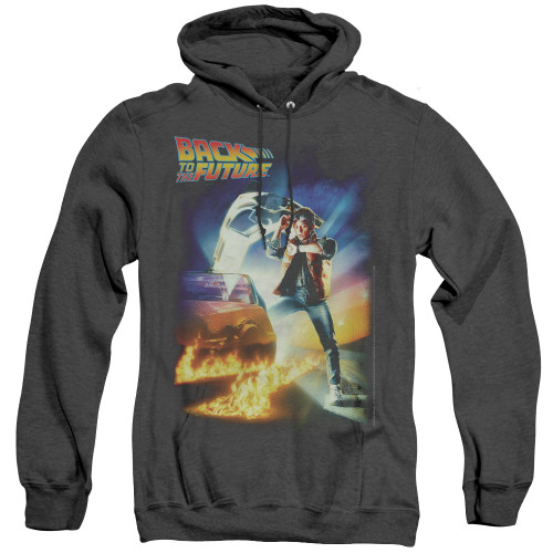 Image for Back to the Future Heather Hoodie - BTTF Poster Logo