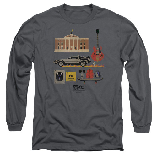 Image for Back to the Future Long Sleeve T-Shirt - Items