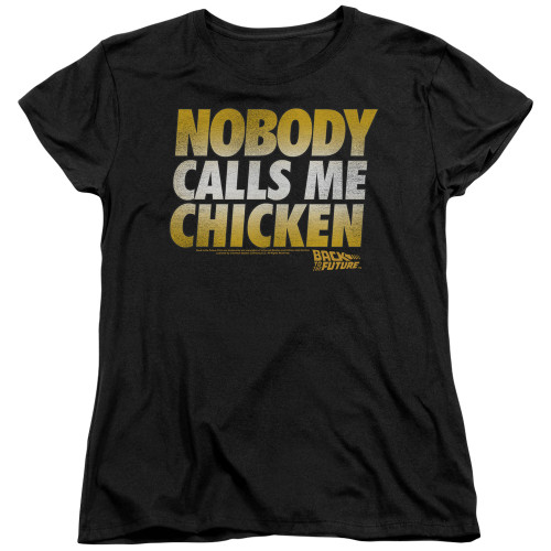 Image for Back to the Future Woman's T-Shirt - Chicken