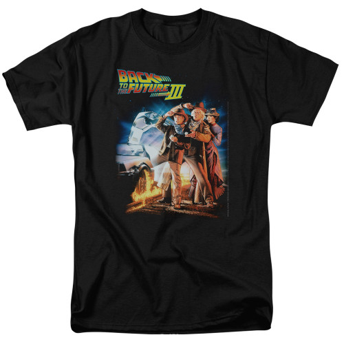 Image for Back to the Future T-Shirt - BTTF III Poster Logo