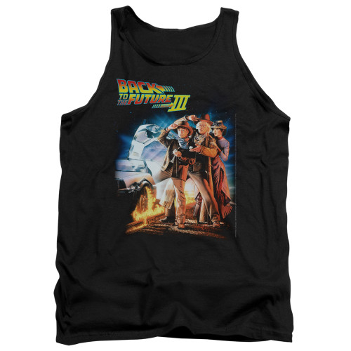 Image for Back to the Future Tank Top - BTTF III Poster Logo