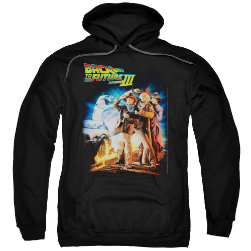 Image for Back to the Future Hoodie - BTTF III Poster Logo