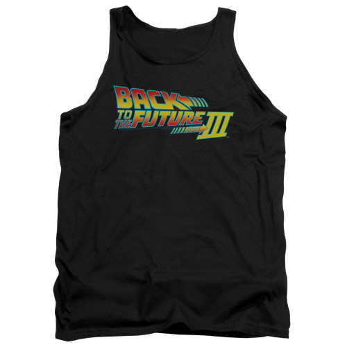 Image for Back to the Future Tank Top - BTTF III Logo