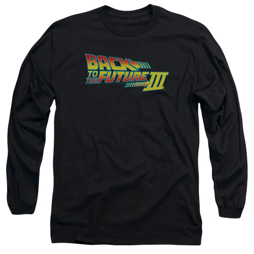 Image for Back to the Future Long Sleeve T-Shirt - BTTF III Logo