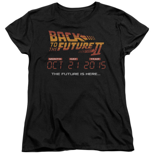 Image for Back to the Future Woman's T-Shirt - Future is Here